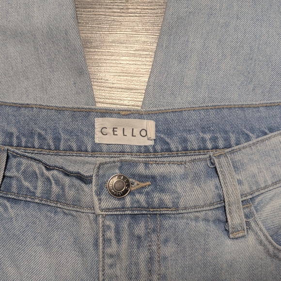 Cello Men's Straight Jeans in Light Blue - Picture 2 of 5